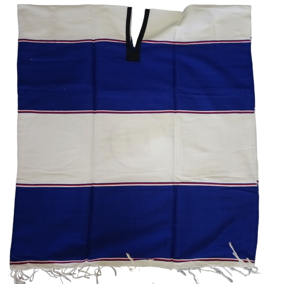Cruz Azul Poncho | Acrylic Cotton | One size - Picture 2 of 2